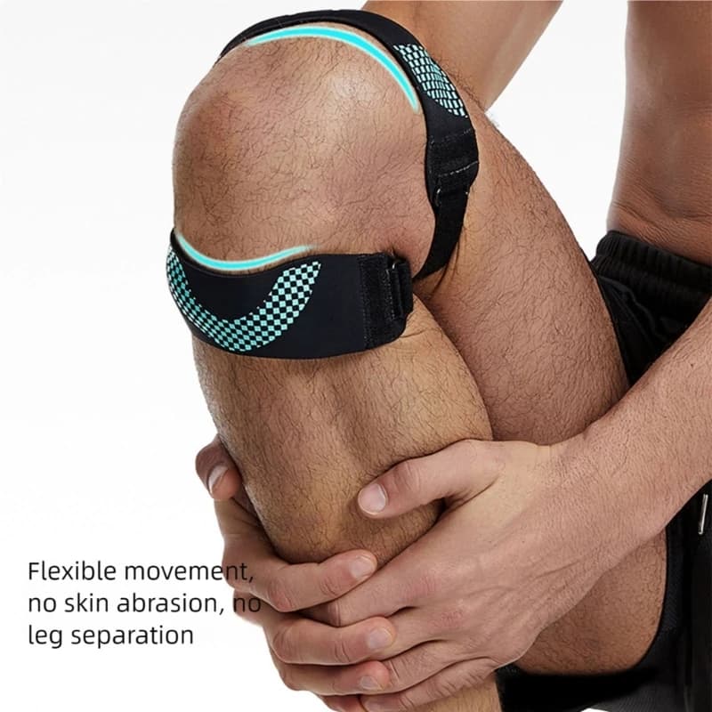 Anti Slip Knee Support Belt For Running Jump Rope With Breathable