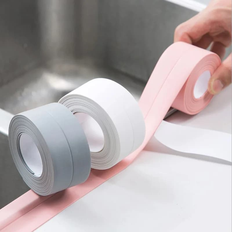 Anti-slip waterproof tape for kitchen, sealing adhesive for sinks and baths, decorative sticker for WC, wall angle adhesive, sealing strip - Unmissable offer!