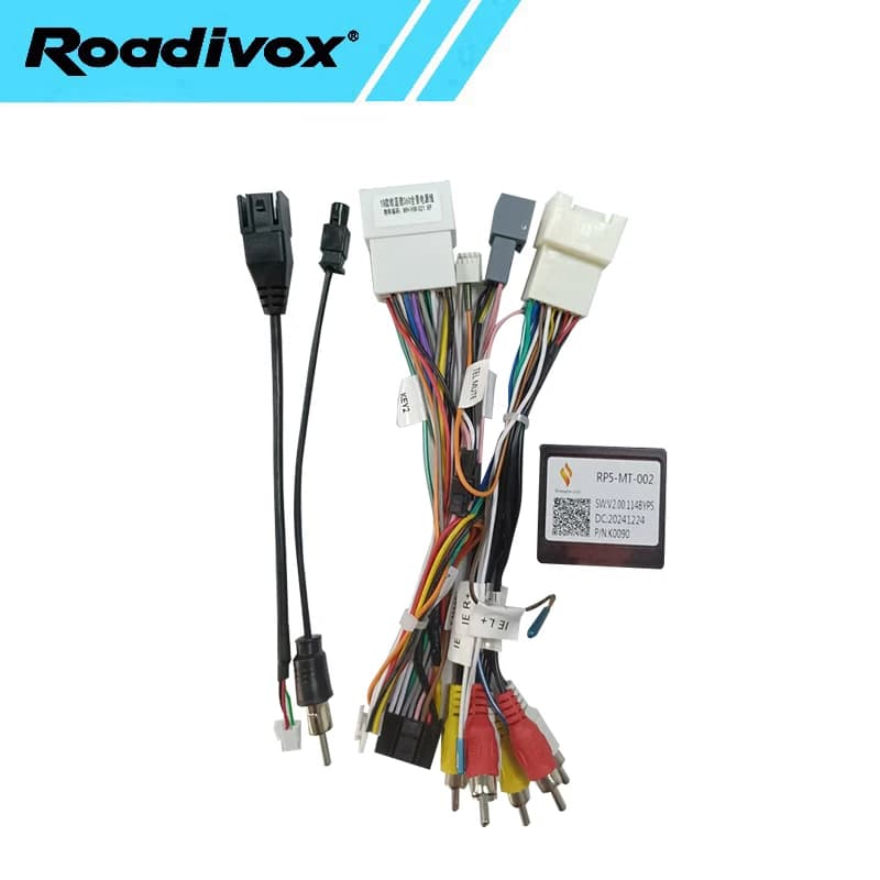 Auto Radio Cablaggio di Alimentazione Canbus box Per Mitsubishi PAJERO SPORT TRITON ASX Outlander 16pin Android Stereo Cavo connettore