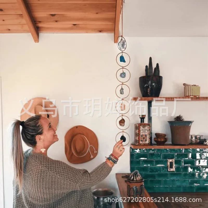 Popular wind chime pendant crystal wall decoration pendant