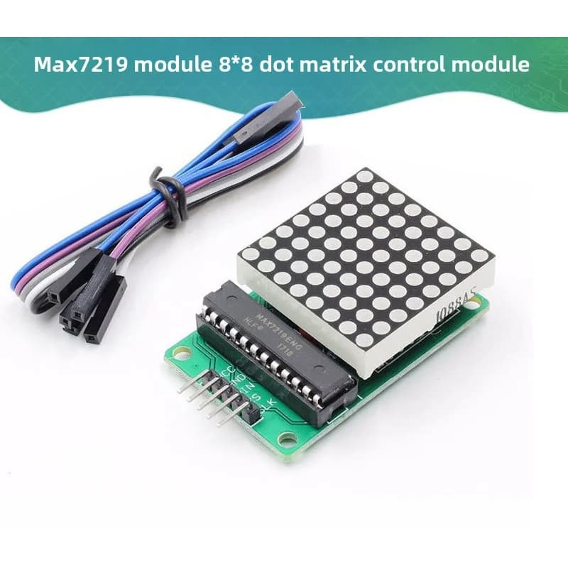 Modulo a matrice di punti 8x8 MAX7219 da 2 pezzi, scheda display digitale a LED, supporta Arduino e Raspberry Pi