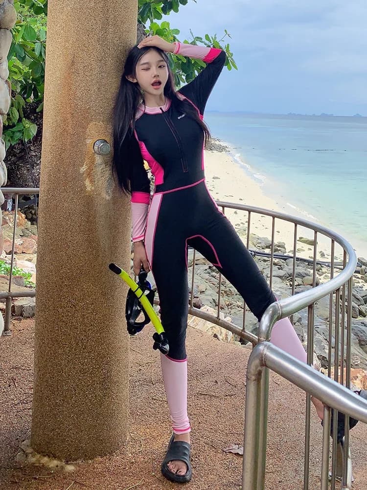 Full body swimsuit UV protection Fast drying for surfing Snorkeling Swimming Kayak Water sports Sunbathing Rash Guard