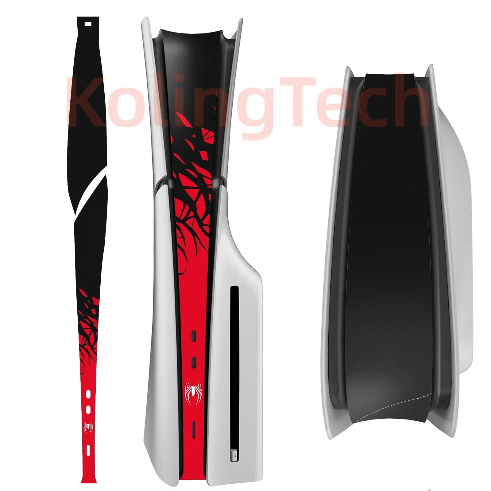 P5 Slim Console Pelle centrale Parte centrale Striscia di protezione Pellicola Adesivo centrale Durevole Resistente ai graffi per accessori PS5 Slim