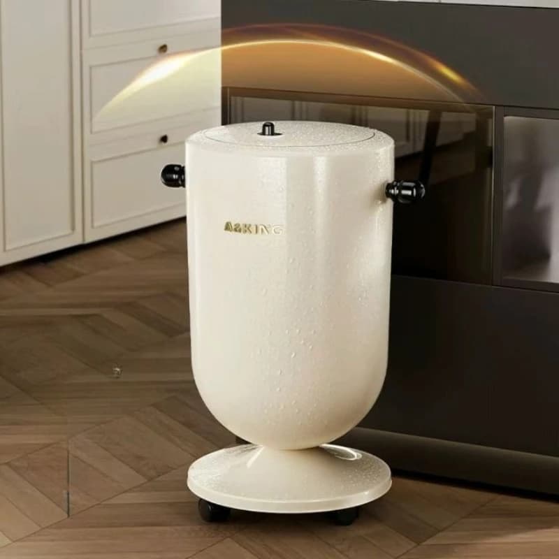 Bidoni per Rifiuti Mobili, Cestino Grande per Soggiorno, Contenitore per Rifiuti Alimentari da Cucina, Secchio Moderno con Ruote
