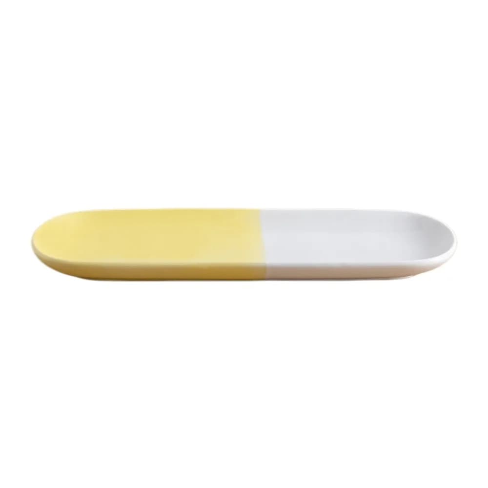 Long Multi-Cat Shared Eating Bowl Anti Tipping Non-slip Pet Drinking Eating Feeder Ceramic Creative Dog Food Water Container