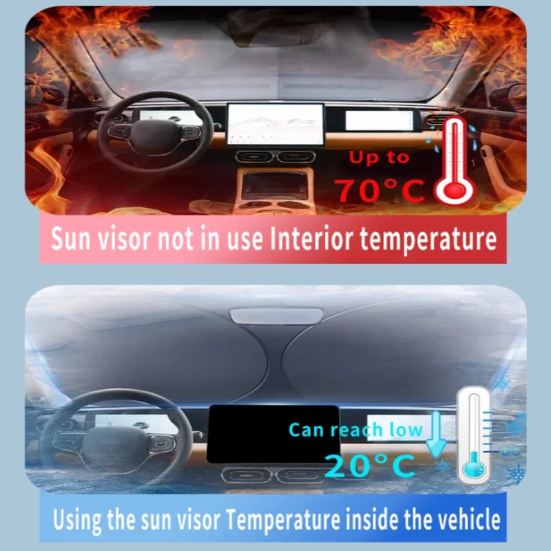 Car Sun Visor For Range Rover Evoque 2012~2025 2018 Front Windshield Sunshade Heat Insulation Summer Cooling Auto Accessories
