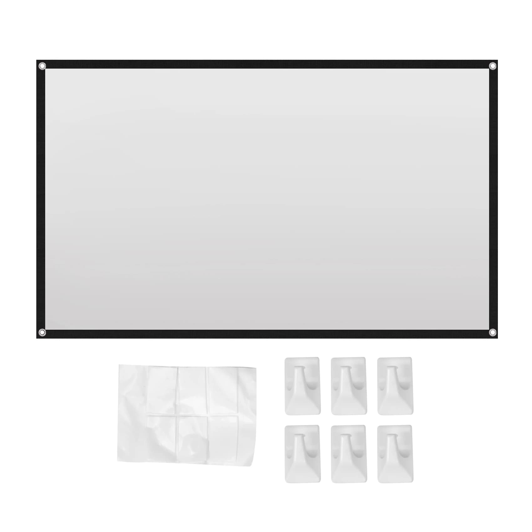 Hot Selling-Projector Screen For Home Theater HD White Foldable Anti-Crease,Projector Screen For Home Theater HD White Foldable