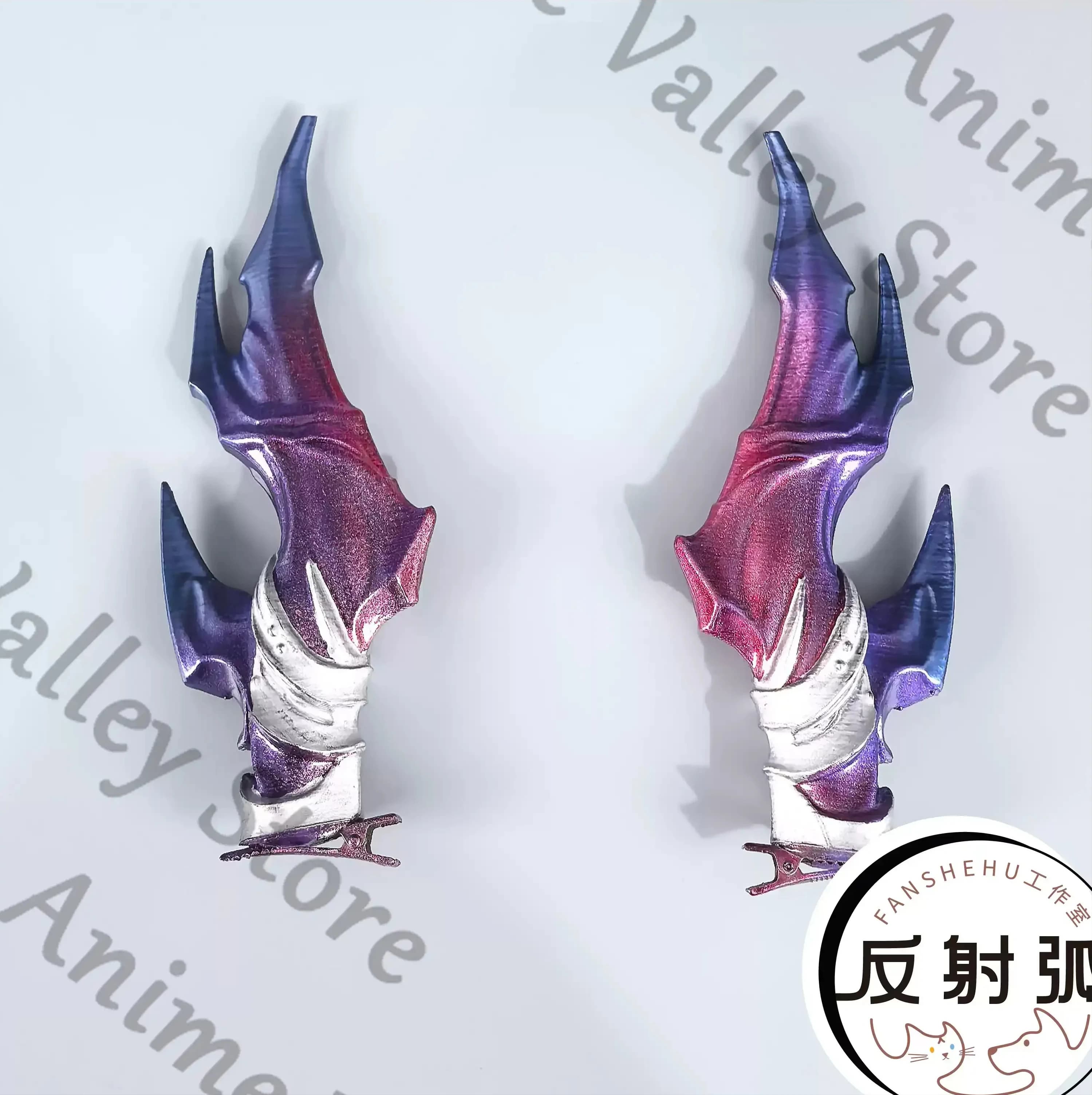 Accessori per Cosplay Anime Arknights The Feranmuts Jun: Clip per Capelli, Copricapo, Barrette, Pieghevoli, per Esposizioni Comic