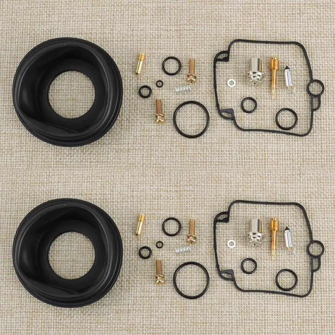 Kit di ricostruzione riparazione membrana a vuoto carburatore da 2 set adatto per Aprilia Pegaso 650 Cube BMW F650