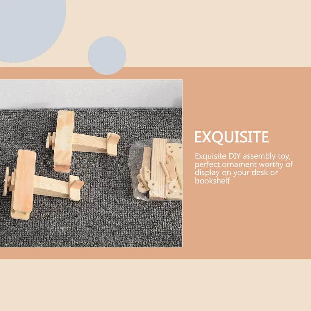 Casetta in Miniatura 3D in Legno da Assemblare Fai-da-Te, Giocattolo Educativo Decorativo, Puzzle 3D in Legno