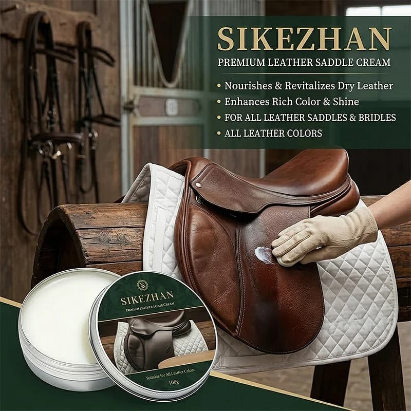 Balsamo e Condizionatore Premium per Pelle SIKEZHAN 100g Universale per Stivali, Giacche, Mobili, Borse - Crema Nutriente Profonda