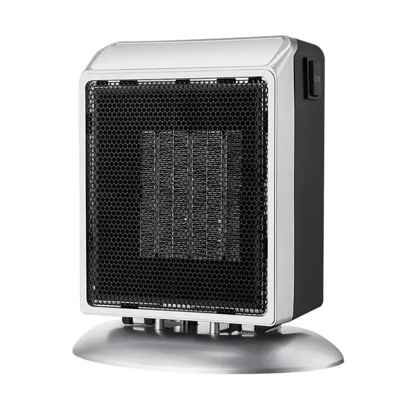 Mini termoventilatore portatile in ceramica PTC con ciclo di risparmio energetico da 900 W, riscaldatore elettrico per ufficio domestico