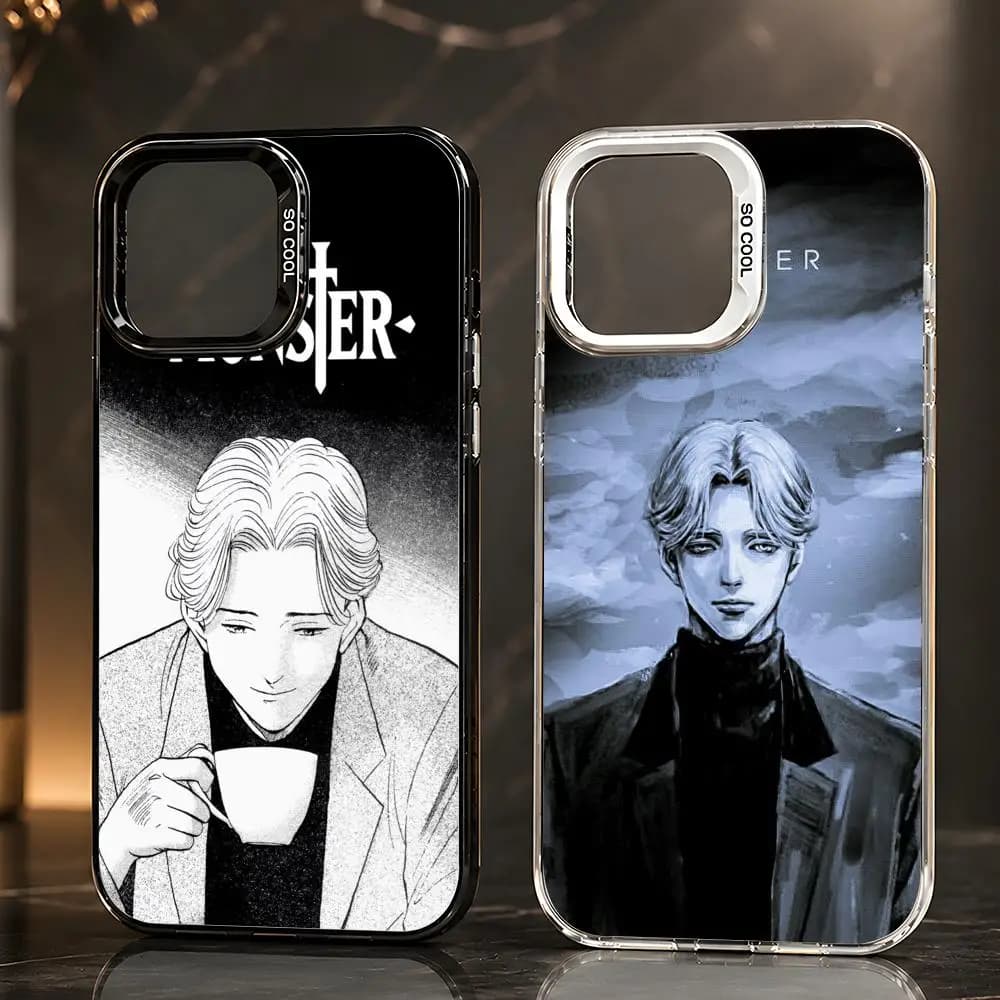 J-Johan Liebert Phone Case Iridescent TPU Soft-Touch Protective Case for iPhone 11 12 13 14 15 16 17 Pro Max