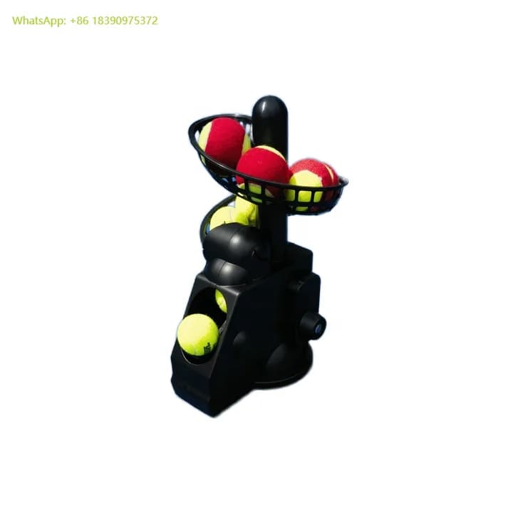 TenniSmach TS-02 Mini macchina da lancio per palline da tennis Efficiente attrezzatura per allenamento sportivo in plastica ABS PP per giocatori di tennis