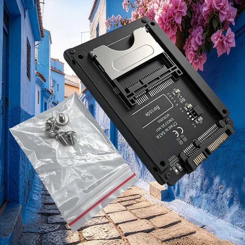 2.5 Inch CFAST To SATA 3.0 Hard Disk SATA3 III 22Pin Enclosure for CFast Memory Card Adapter 6Gbps SSD HDD Converter Case Reader