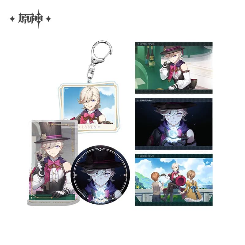 Modellino Acrilico Ufficiale Genshin Impact Kaedehara Kazuha per Cosplay, Decorazione da Scrivania, Set di Ciondoli e Carte, Statuette Regalo per Halloween