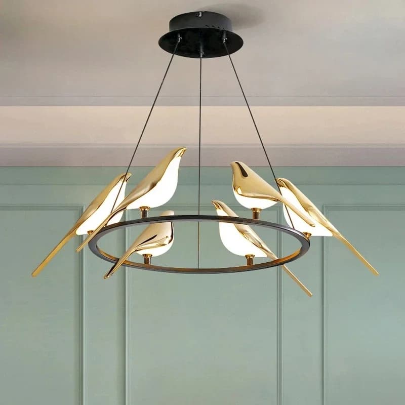 Nordic Gazza Uccello Lampada da scrivania Soggiorno Sala da pranzo Lampada da terra di design Lampada da parete per camera da letto Luce creativa Lampada a sospensione di lusso
