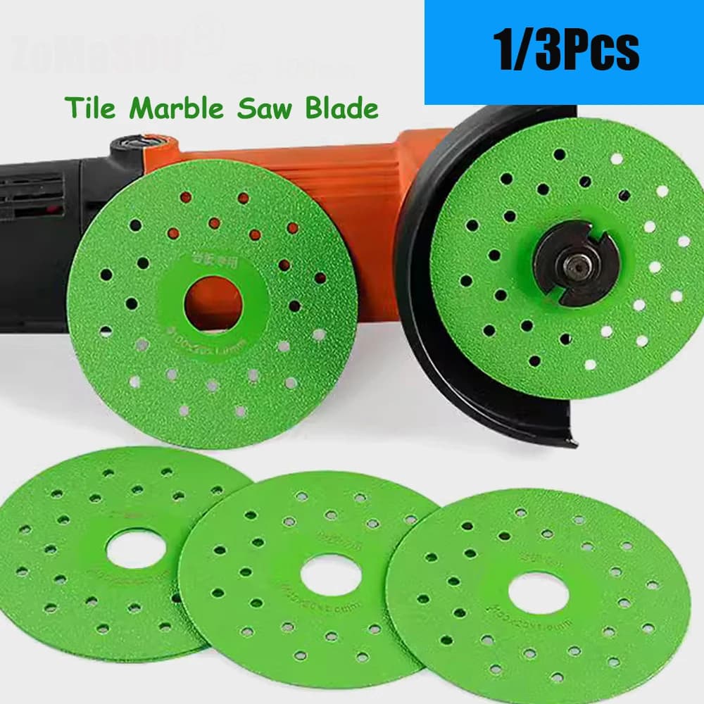 1/3Pcs 4inch Tile Cutting Disc Super Thin Diamond Marble Saw Blade for Porcelain Ceramic Glass Granite Jade Grinding Wheel Disc