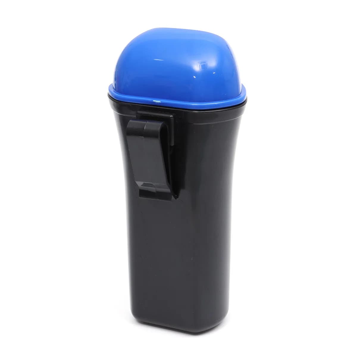 Portable Mini Car Trash Can Black Auto Dustbin Backseat Garbage Holder Leak Proof ABS Space Saving Storage Bin for Car Home