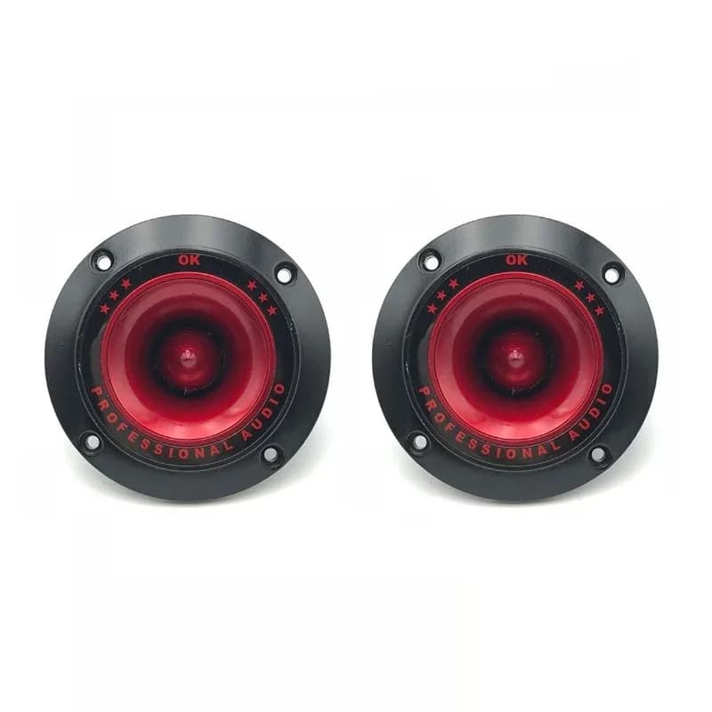 2 pezzi Tweeter piezoelettrico 3 "Altoparlante audio Alti Altoparlante piezoelettrico in ceramica PA/DJ Tweeter Subwoofer domestico Suono da palco