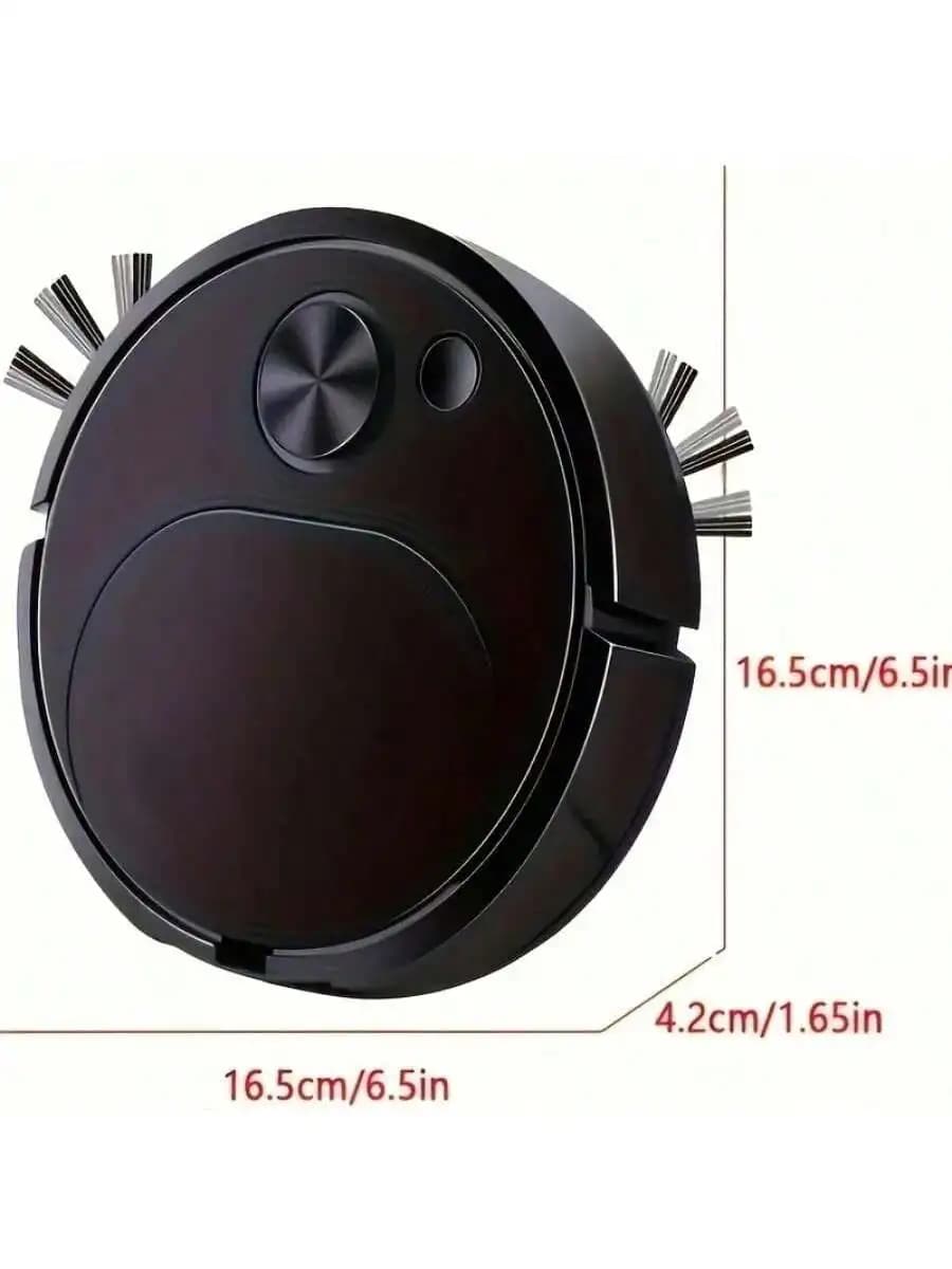 Robot aspirapolvere ultrasottile 3 in 1 per pavimenti in legno, piastrelle e linoleum, pulizia intelligente senza fili tramite USB