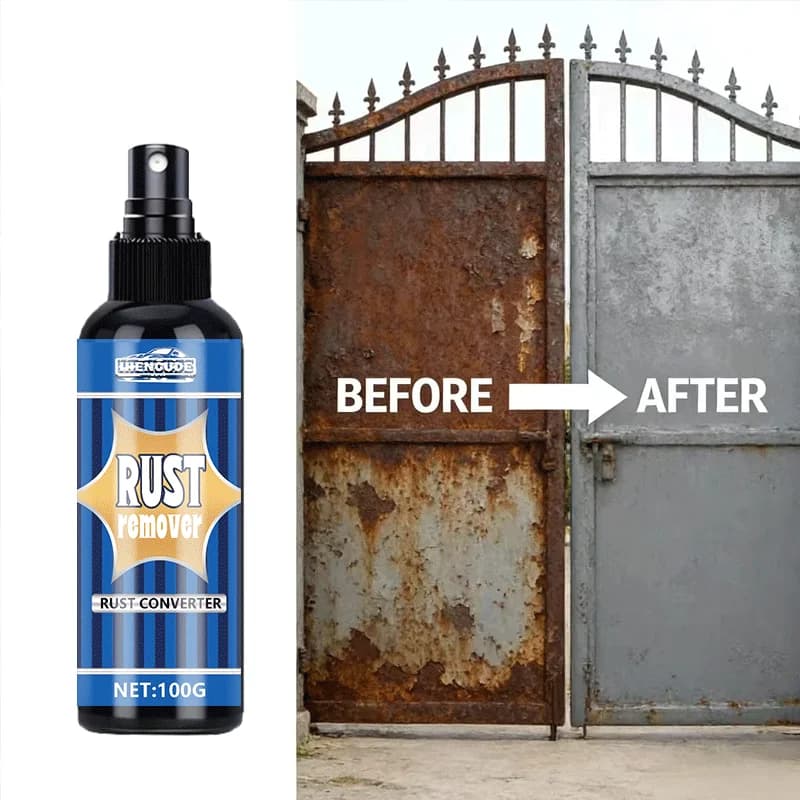 Remove Metal Ruggine and Renewal - Spray Polishing for Metals, Powerful Spray Detergent for Removing Ruggine Macchies, Quick Dissolving Agent for Ruggine
