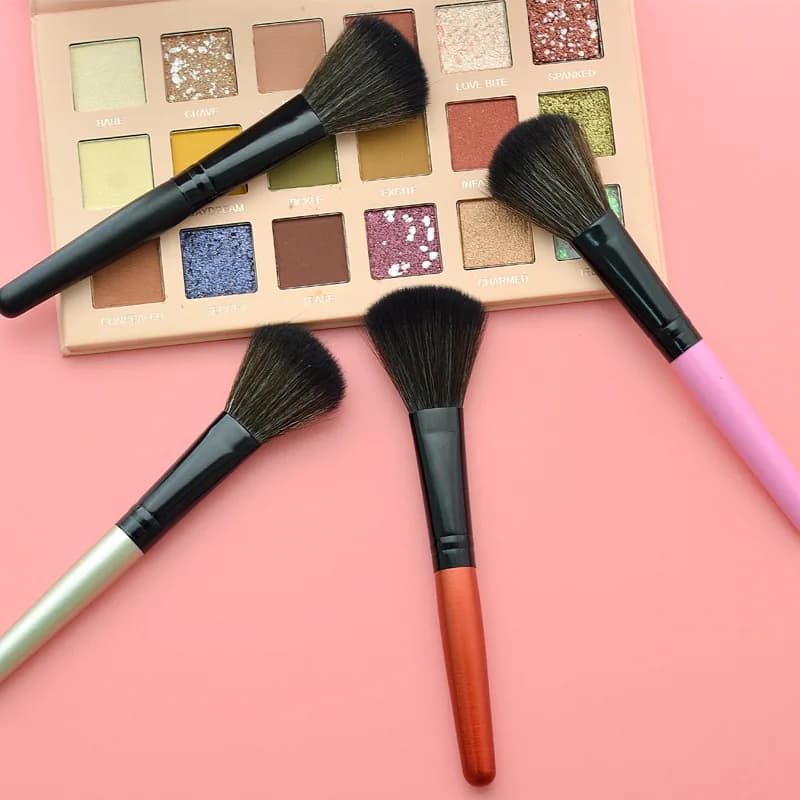 Pennello per trucco Pennello per cipria in polvere Fard per il viso Contouring Evidenziatore Pennello per ombretto Trucco per salone Strumento per accessori per unghie di bellezza