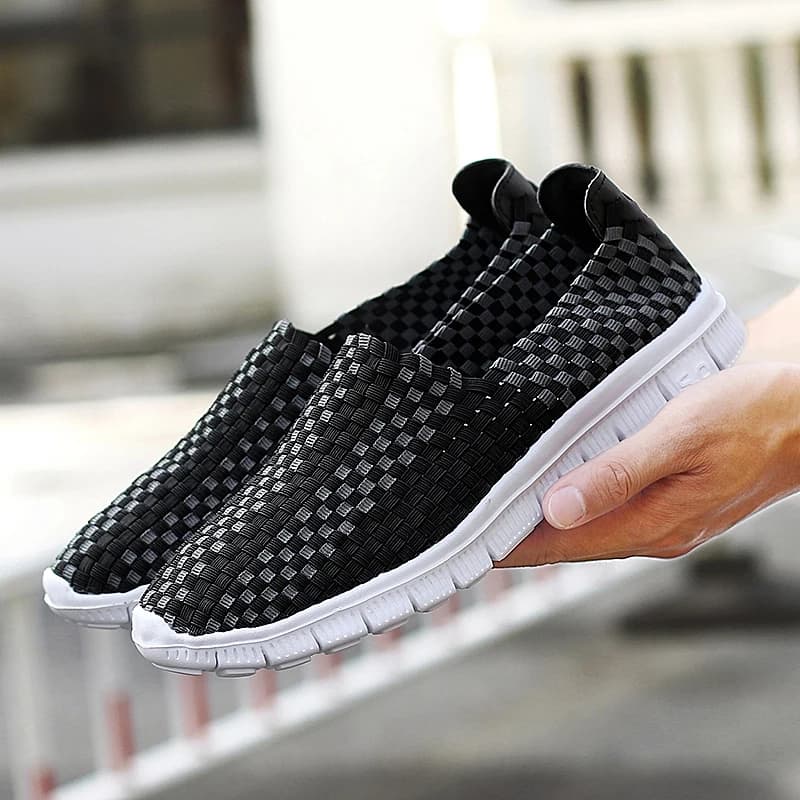 Scarpe Estive Traspiranti per Uomo e Donna, Calzature Intrecciate a Mano, Mocassini Casual Unisex