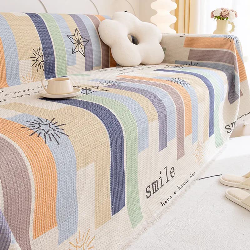 Chenille Sofa Towel Soft and Comfortable Air Conditioning Blanket Sofa Decorative Cover Four Seasons Universal Couch Cushion