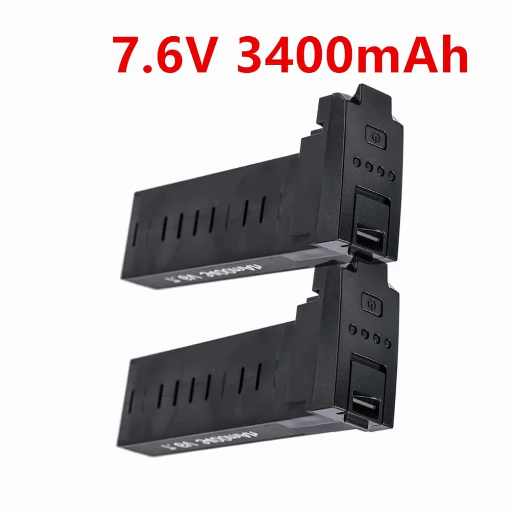 Batteria ai polimeri di litio da 7.6V 3400mAh per droni RC SG906 Pro/Pro 2/Max/X7 PRO/X8 Pro - Ricambio