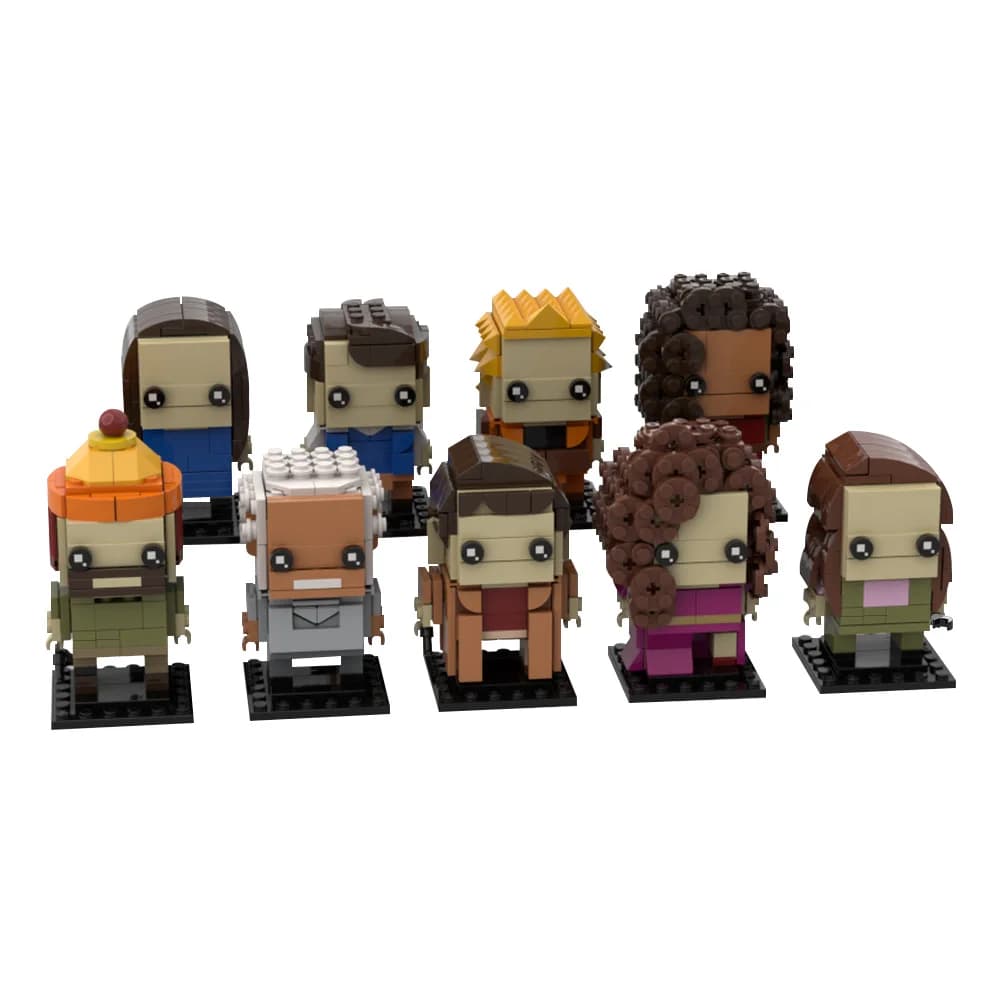 MOC-221120 Blocchi da Costruzione Personaggi del Film FIREFLY, Modelli della Squadra Serenity, Mattoncini Creativi, Giocattoli da Assemblare, Regali per Bambini