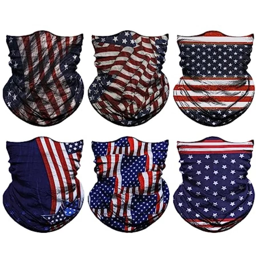 Venswell Scaldacollo Maschera Viso Uomo Donna, Bandana Senza Cuciture, Copriviso Sciarpa Maschera, Balaclava, Fascia per Capelli, Copricapo