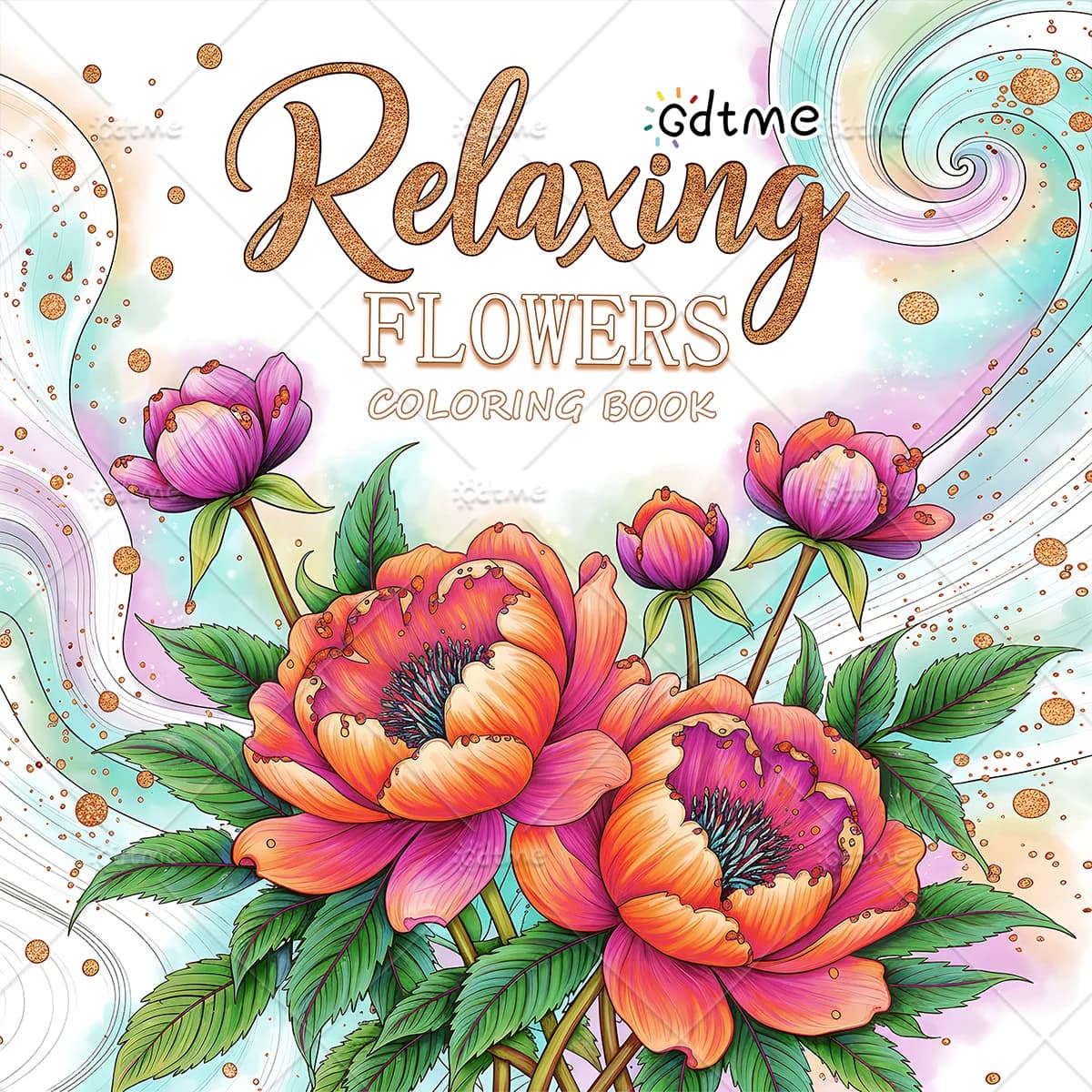 Anti Anxiety Anime Coloring Book for Adults Stress Relief DIY Painting Drawing Art Activity Book Perfect Gift for Relaxation