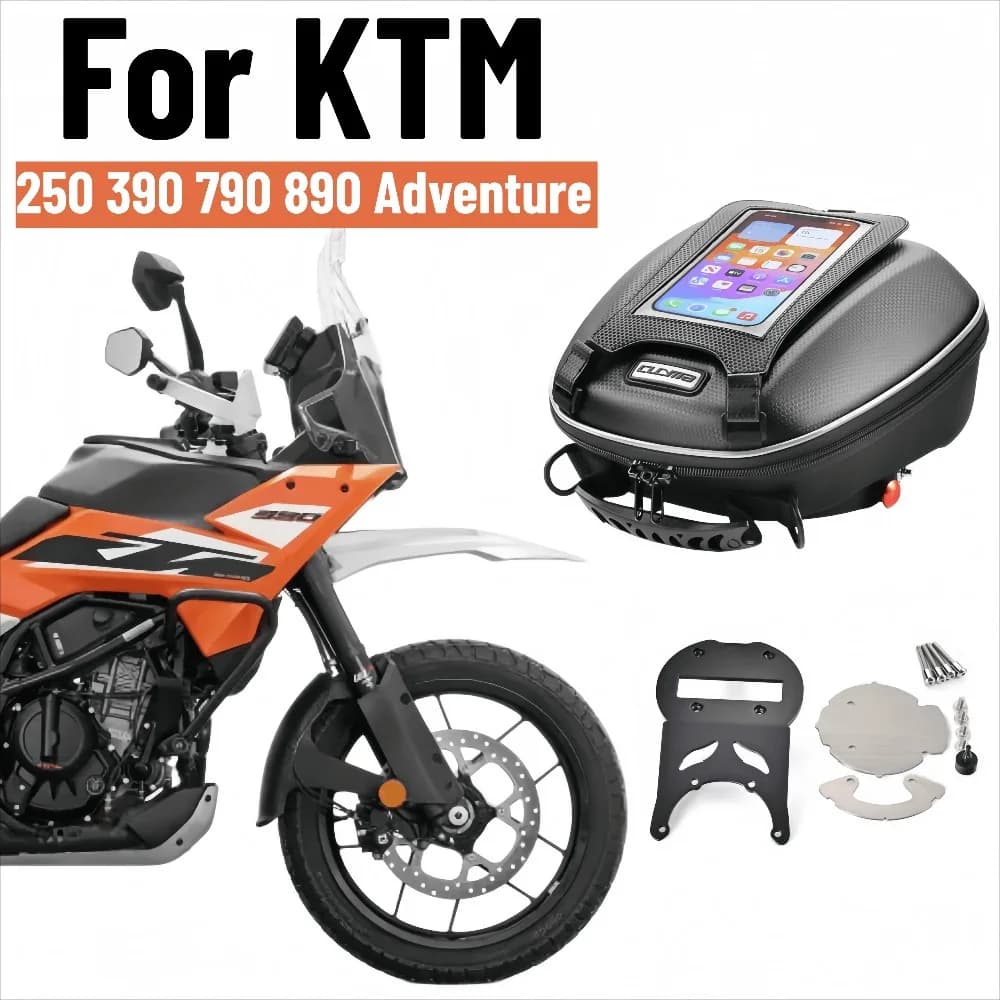 Tank Bag For 250 390 790 890 Adventure R 390ADV 790ADV Motorcycle Waterproof Backpack Luggage Top Case Quick Lock Ring Tool Bags