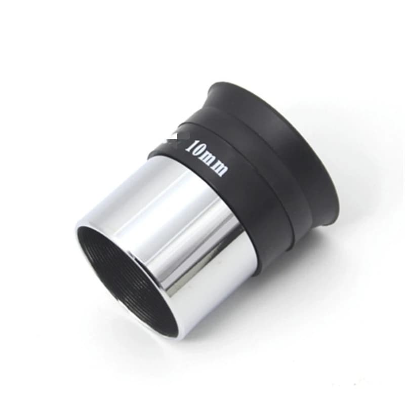 K 10mm 1.25 pollici 31.7mm rivestimento dell'obiettivo pellicola blu lunghezza focale con oculare telescopio in vetro ottico K10mm