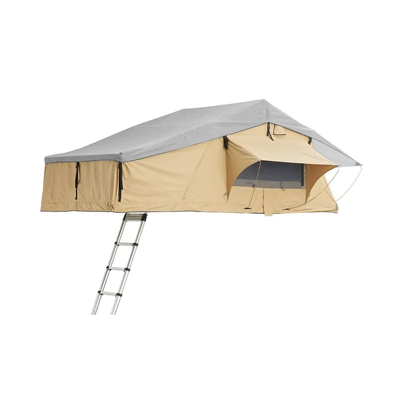 Tenda transfrontaliera per esterni, tour autonomo, tenda per auto, campeggio, campeggio, tessuto Oxford, addensato, impermeabile e antivento, morbido top Qu