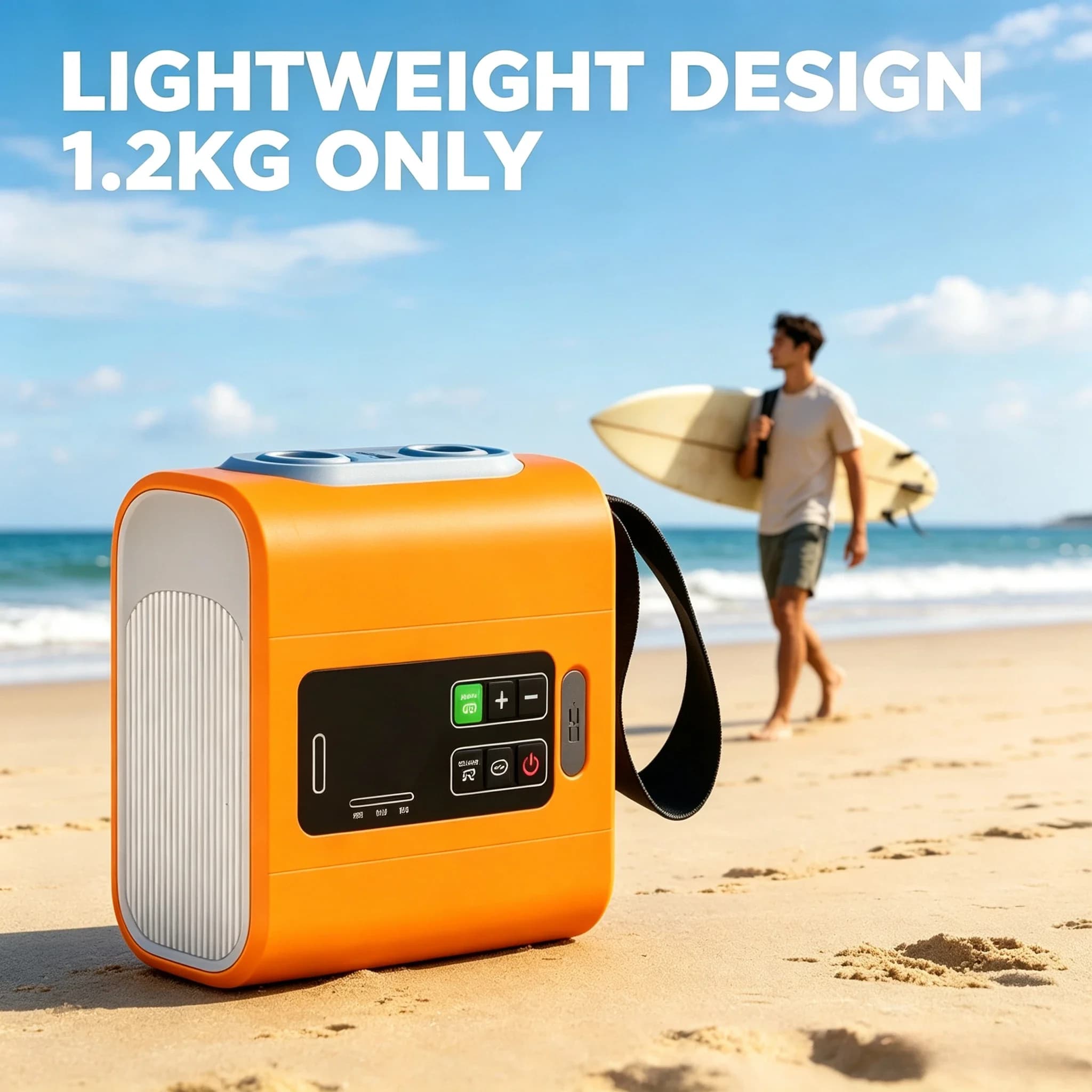 Portable Outdoor Camping Air Pump SUP Air Pump 22PSI Electric Air Pump for Paddleboards Kayaks Fishing Boats Inflatable Tents