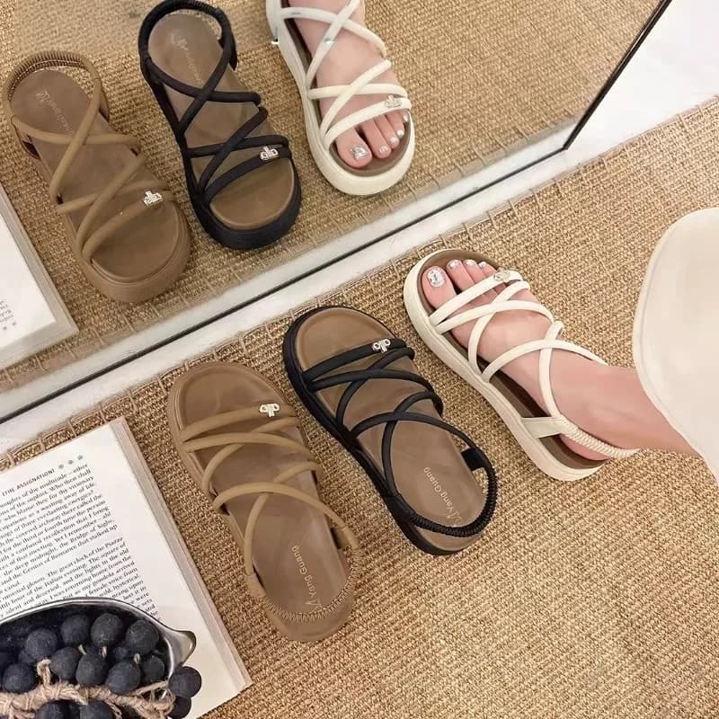 Sandali Casual da Donna alla Moda, Nuovo Stile, Scarpe Slip-on per Interni ed Esterni