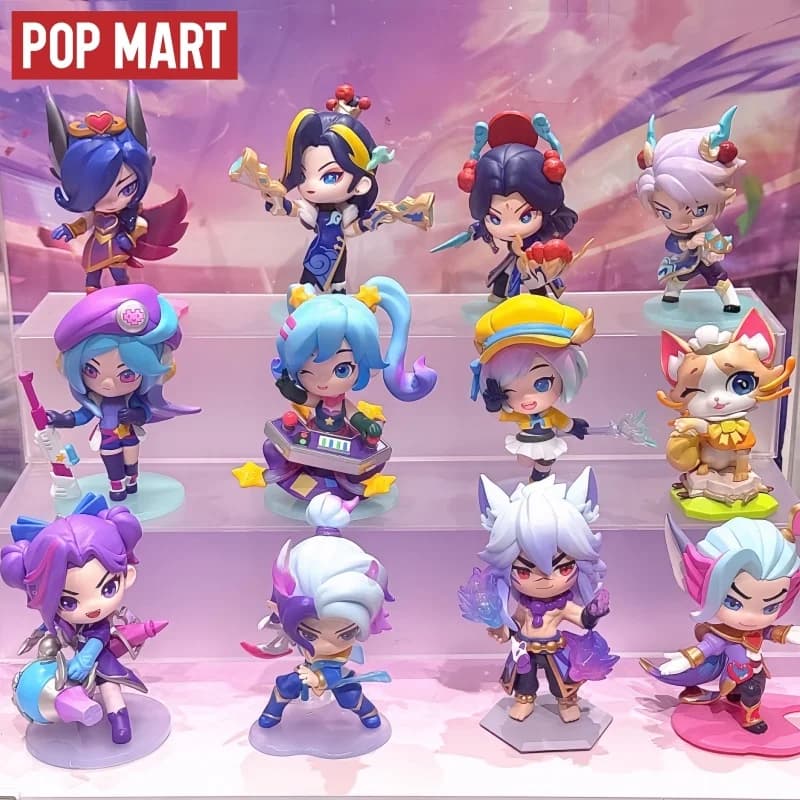 Original POPMART Teamfight Tactics Little Legend Series 2nd Trendy Blind Box High Quality Figures Decoration Surprise Gifts Toys