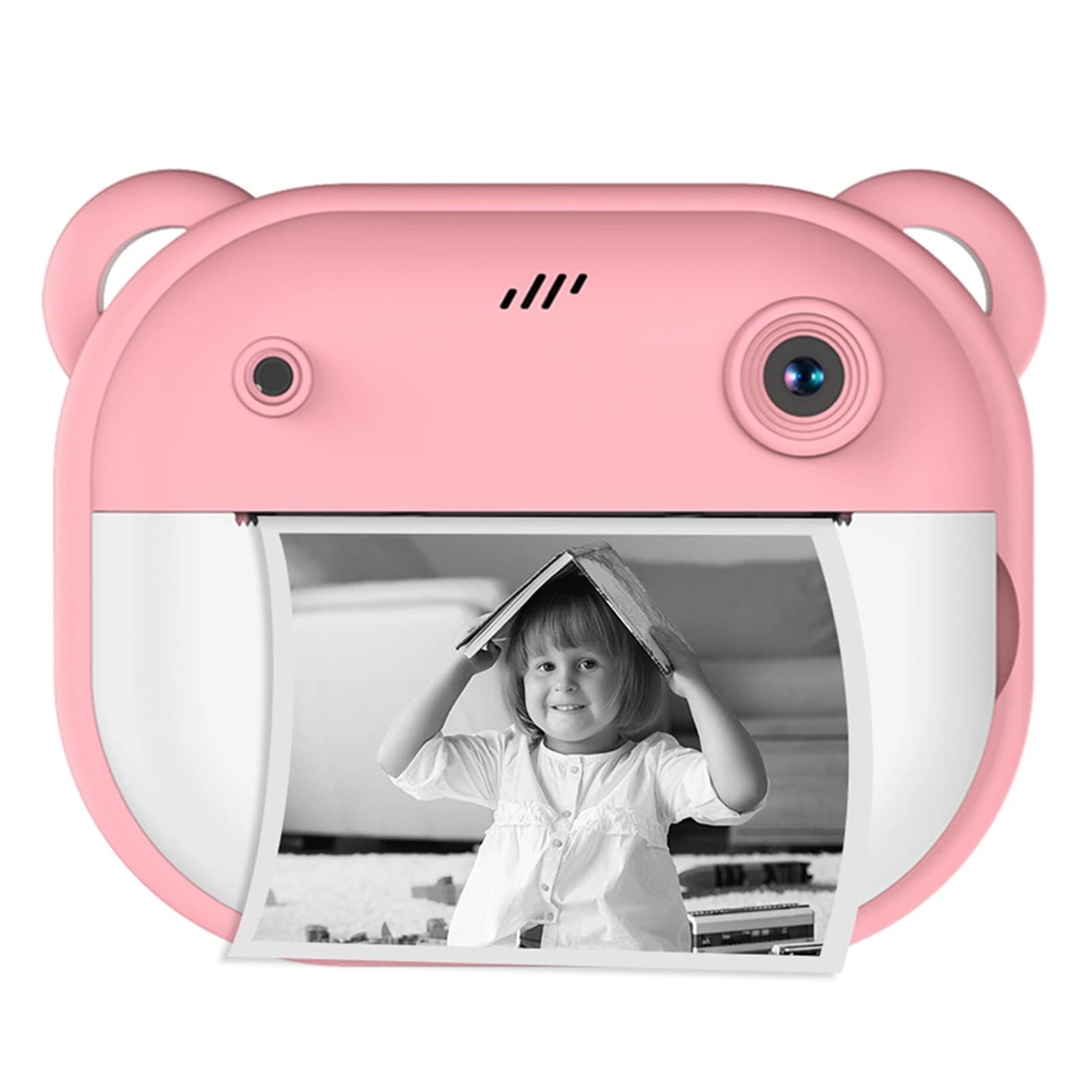 Camera for children with instant print Camera for children 1080P digital camera with double lens 2 inch screen Built-in battery Frames for thermal photos