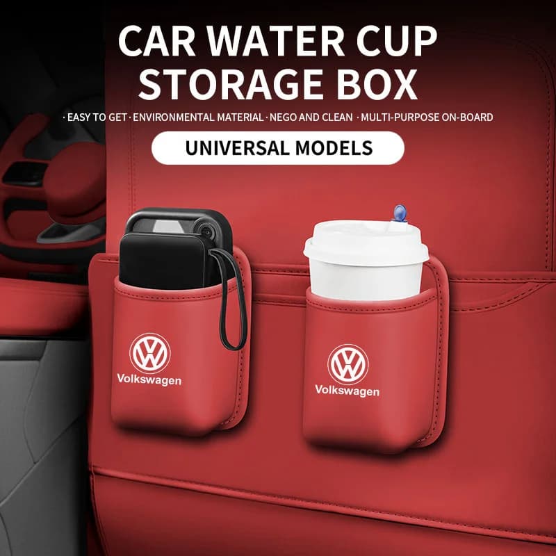 Portaborraccia lato porta Volkswagen; borsa portaoggetti per seggiolino auto; scatola portaoggetti per cellulare per auto; pattumiera portaoggetti laterale.