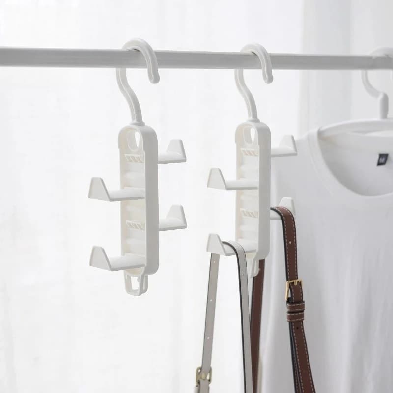 Non Perforated Door Hanging Bag Rack Multifunctional Wardrobe Storage Hook Traceless Clothes Hanger for Hats Handbags Closet