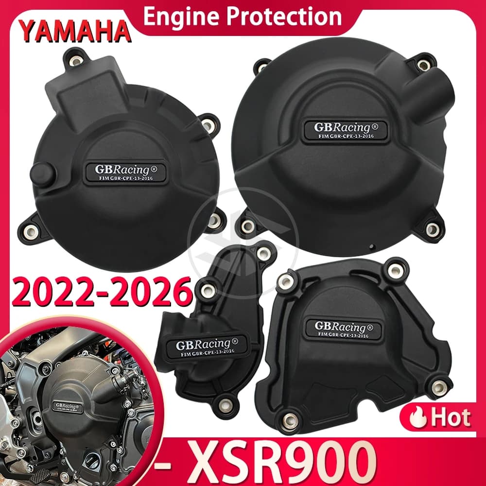 Accessori Moto per YAMAHA XSR900 2022 2023 2024 2025 2026, Protezione Secondaria del Motore GB Racing, Copertura Alternatore e Frizione
