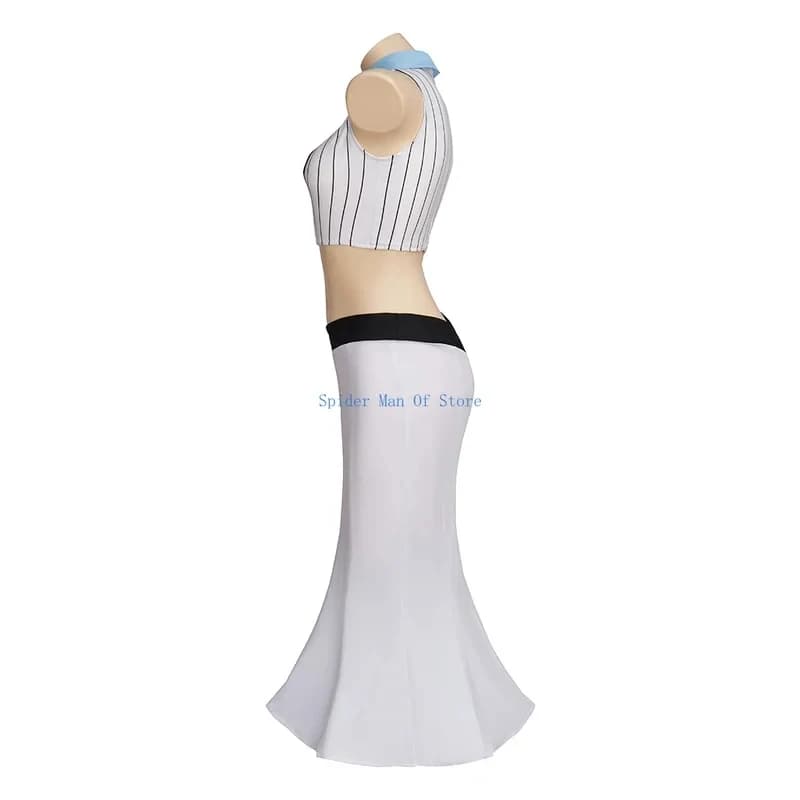 ♡ Costume di Halloween Orihime Inoue, T-Shirt Bianca Sexy e Gonna, Abito per Carnevale, Nuovo Costume 2026
