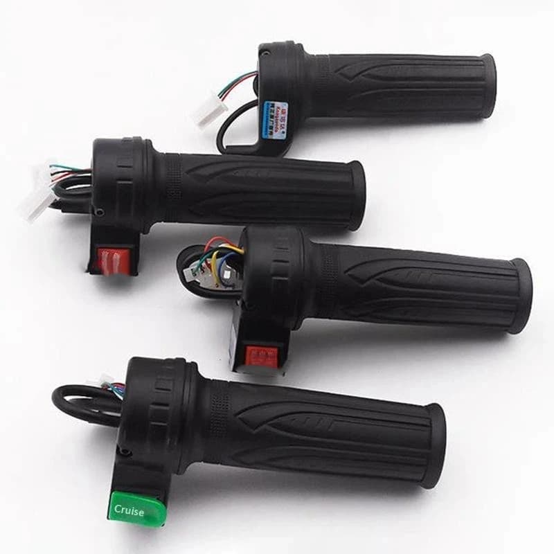 48V Throttle Handle 135mm Speed Grip With Cruise Reverse Three Speed For Electric Scooter Bike Replacement Part Fits 22mm