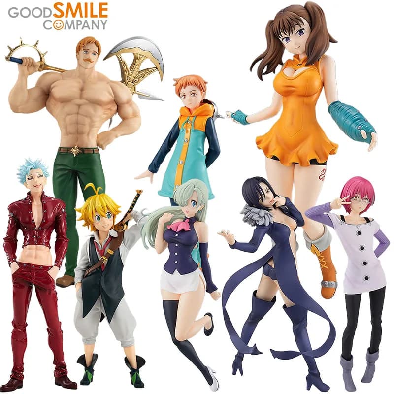 Buon Sorriso Genuino POP UP PARADE I Sette Peccati Capitali Figura Anime Meliodas Ban Escanor Action Toys Regalo Per Bambini Modello Da Collezione