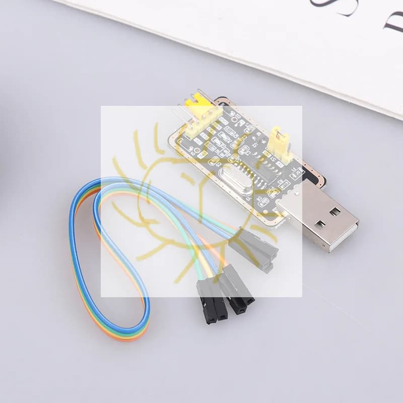 CH340G Serial Port Modules USB To TTL Converter UART Module CH340 3.3V 5V Nine Brush Plate For Arduino Diy Kit