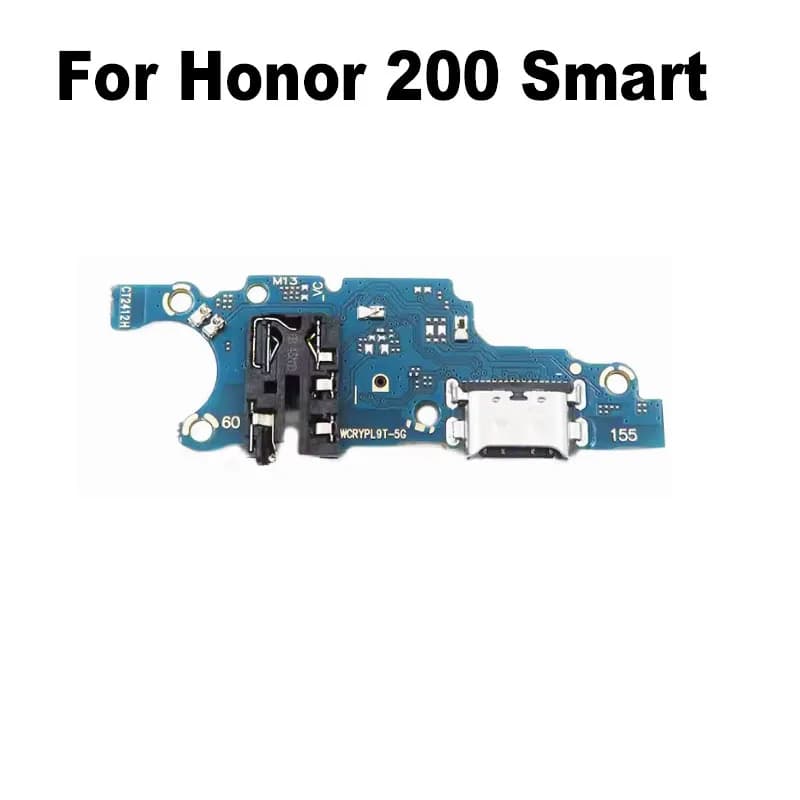 Per Huawei Honor 200 Smart USB Dock di ricarica Porta Mic Microfono Connettore Scheda veloce Cavo flessibile Parti di riparazione Globale