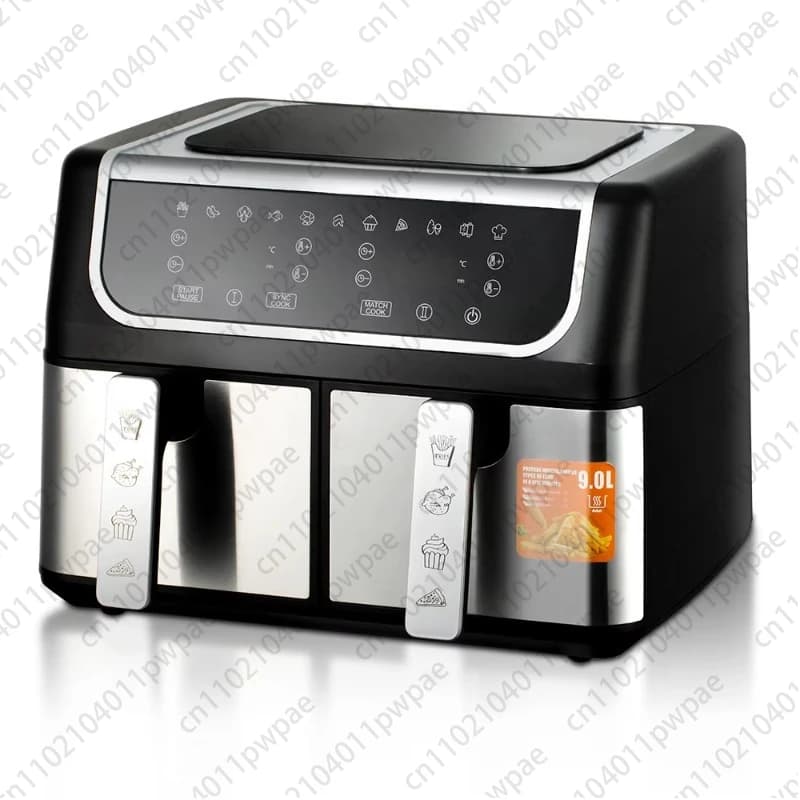 Electric Air Fryer New Design Touchscreen Control Dual-Pot Multi-Function Machine