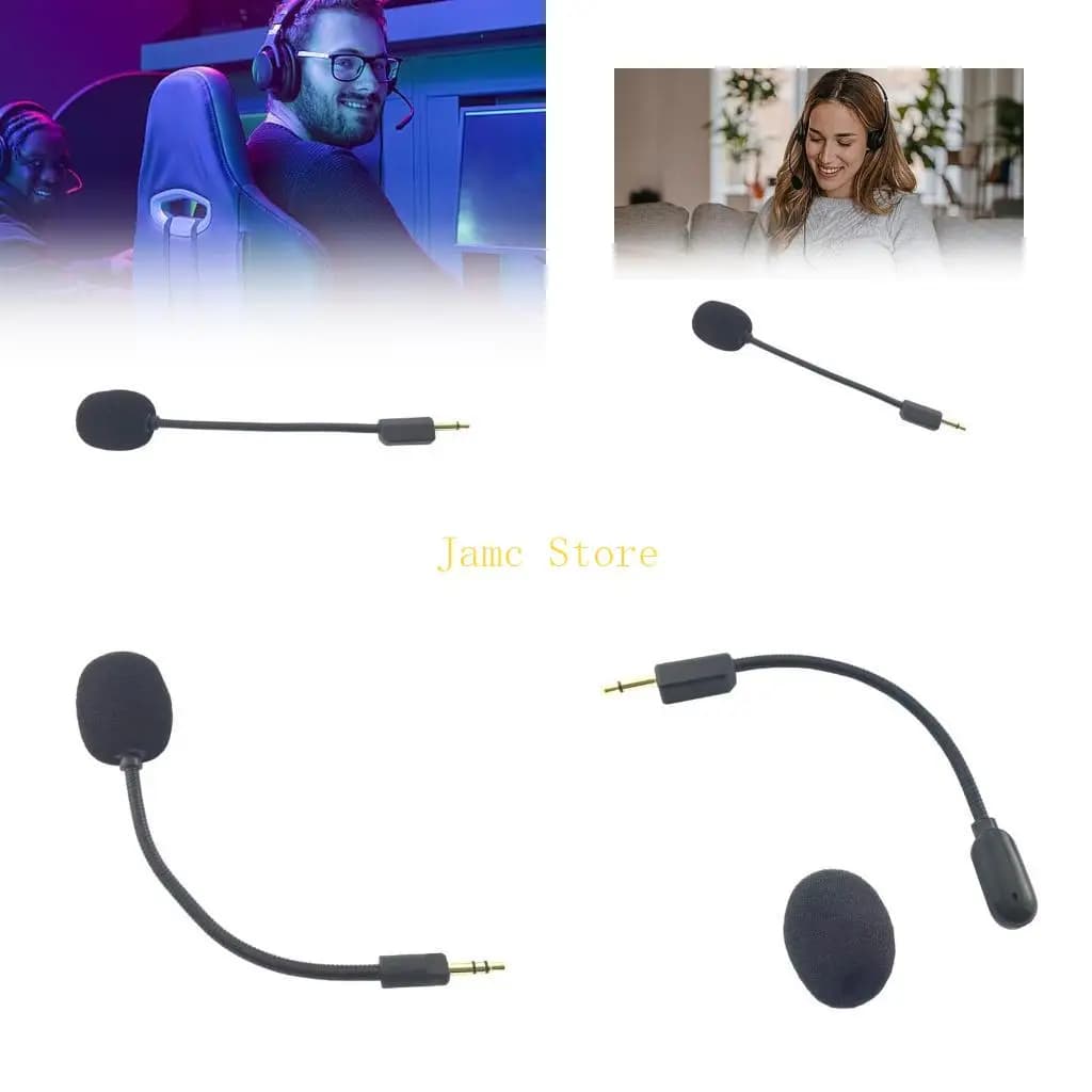 LX0B Microphone Replacement for V2 Gaming Headset 3.5mm Detachable Noise Cancelling